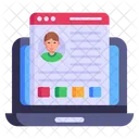 Web Profile  Icon