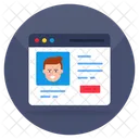 Web Profile  Icon