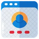 Web Profile Web Account Online Profile Icon