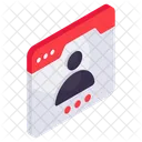 Web Profile Web Account Online Profile Icon