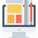 Monitorare Web Layout Icon