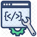 Web Programming Web Development Tool Html Coding Icon