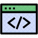 Seo Html Code Icon