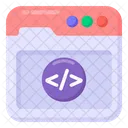 Web Coding Web Programming Web Development Icon