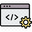 Web Programming Code Development Icon