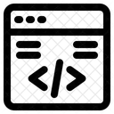 Web Programming Code Design Icon