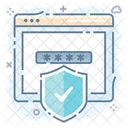 Secure Website Protected Website Web Protection Icon