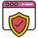 Web Safety Shield Icon