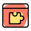 Web Puzzle Problem Solving Smart Solution Icon