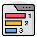 Web Ranking Website Ranking Online Ranking Icon
