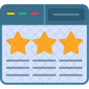 Web Rating Applications Computer Icon