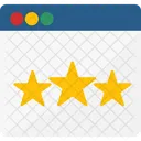 Web Rating Ranking Rating Icon