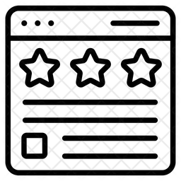 웹 평가  아이콘