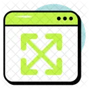 Web Resize  Icon