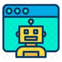 Ai Automated Online Icon