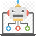 Web Robot Database Icon