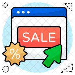 Web sale  Icon