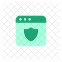 Web Shield Shield Web Sicherheit Symbol