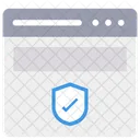 Web Shield Websicherheit Prufen Websicherheit Symbol