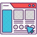 Web Schnittstelle Symbol
