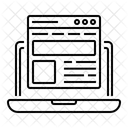 Web Schnittstelle Symbol
