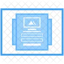 Web Schnittstelle Internet Schnittstelle Videografie Videomarketing Online Schnittstelle Video Blog Symbol