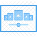 Web Schnittstelle Internet Schnittstelle Videografie Videomarketing Online Schnittstelle Video Blog Symbol