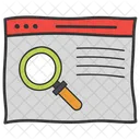 Seo Web Search Website Monitoring Icon