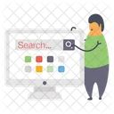 Web Search Search Bar Search Engine Icon