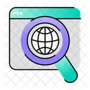 Web Search Engine Search Marketing Icon