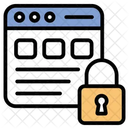 Web Security  Icon