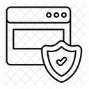 Web Security Security Protection Icon