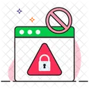 Website Protection Web Security Web Lock Icon