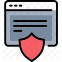 Page Protection Shield Icon