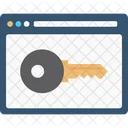 Web Security Key Internet Security Icon