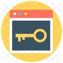 Web Security Web Locked Internet Security Icon