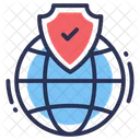 Web Security Internet Global Icon