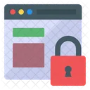 Web Protection Web Security Web Lock Icon