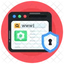 Web Protection Secure Website Web Security Icon