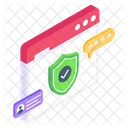 Cybersecurity Web Security Web Protection Icon