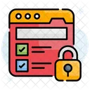 Web Security Website Protection Icon