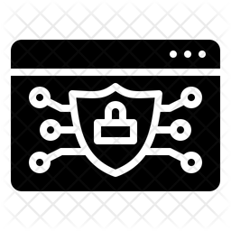 Web Security Icon - Download in Glyph Style