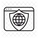 Web Security Web Protection Internet Security Icon