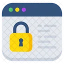 Webpage Security Web Safety Secure Website Icon