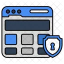 Website Security Website Protection Encrypted Website Icon