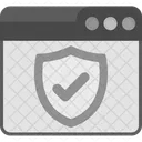 Web Security Browser Confirm Icon