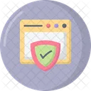 Web Security Web Protection Shield Icon