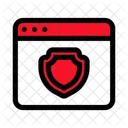 Web Shield Protection Icon