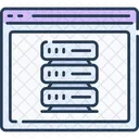 Web Server Server Data Storage Icon