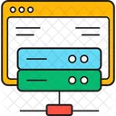 Server Web Hosting Database Icon